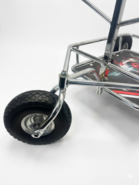 Senzo Chrome 3 Wheel Kart Trolley (New 2026 Design!)