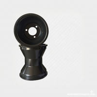 SWRD Cadet Slick Black Wheel w/Valves & Bearings