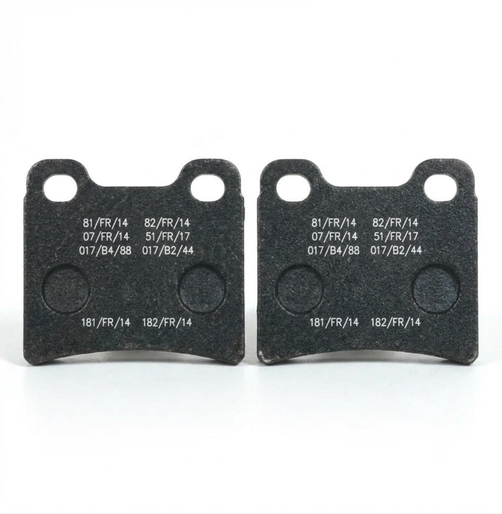 KR BIG - REAR BRAKE PAD BLACK KZ SET