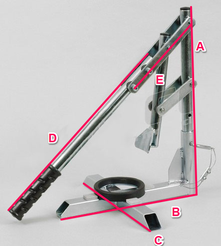 Deluxe HD Adjustable Tyre Bead Breaker 5"