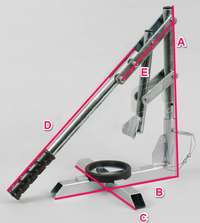 Deluxe HD Adjustable Tyre Bead Breaker 5"