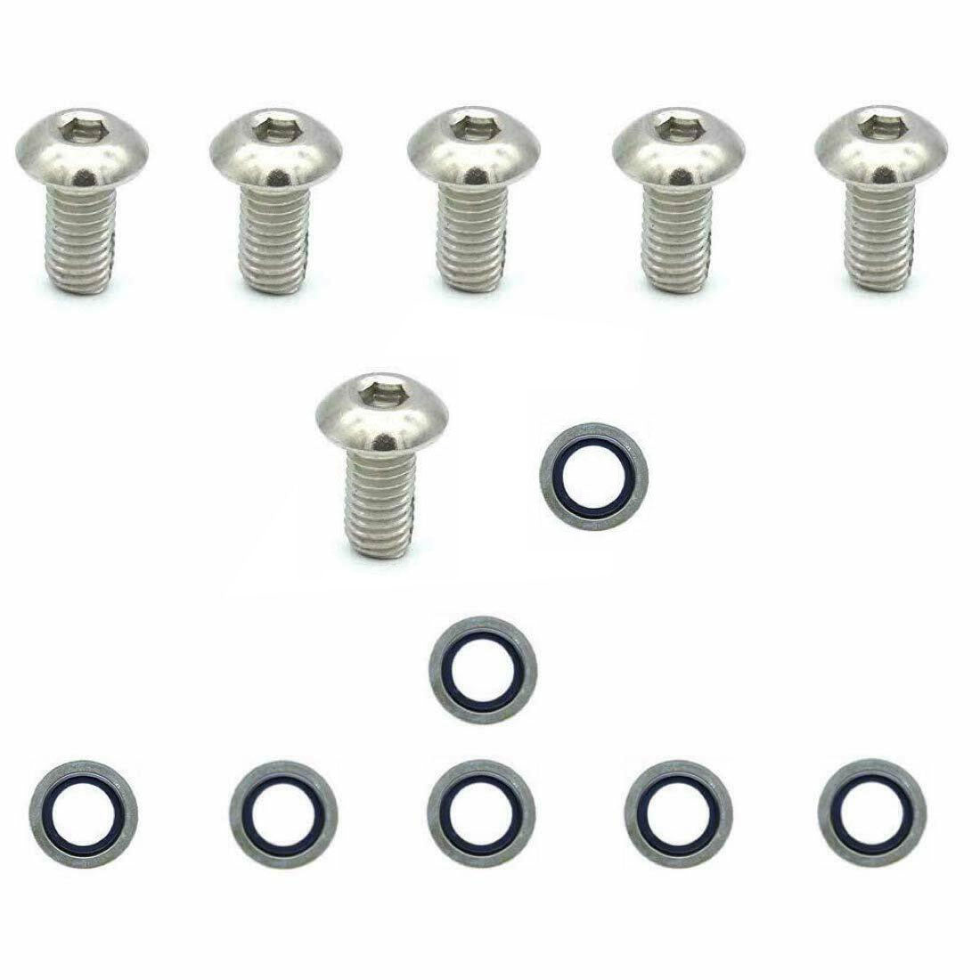 Dowty Bead & Washer Screw M5 Set