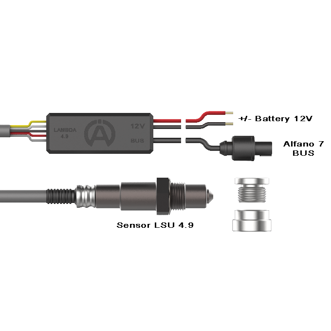 Alfano A2502 Pack Lambda sensor LSU 4.9