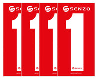 Senzo Adhesive Numbers Pack of 4