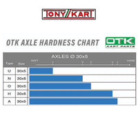 OTK Tonykart Axle 30mm 950mm Chassis Rookie