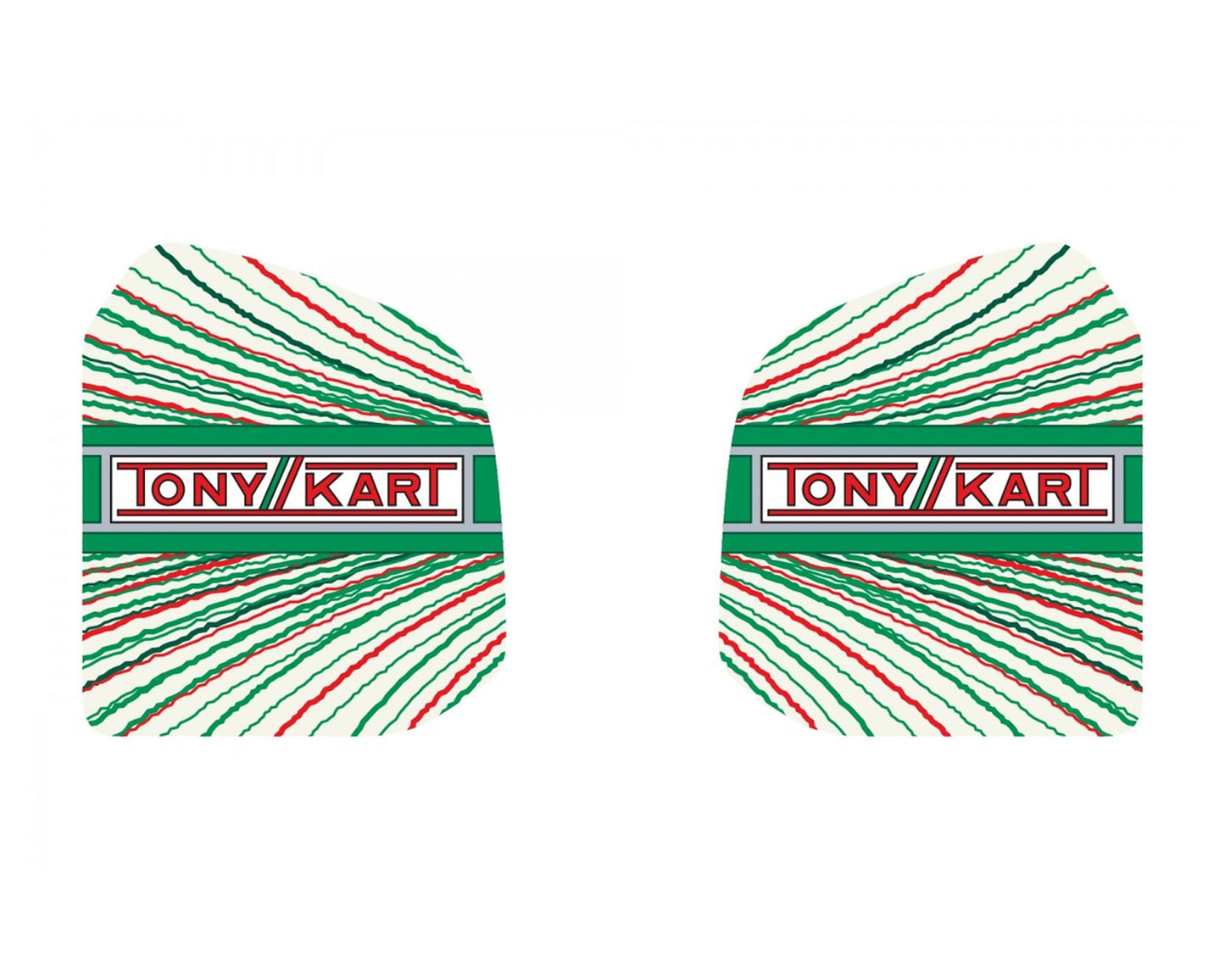 OTK Fuel Tank Stickers TonyKart 2022 8.5 litre tank