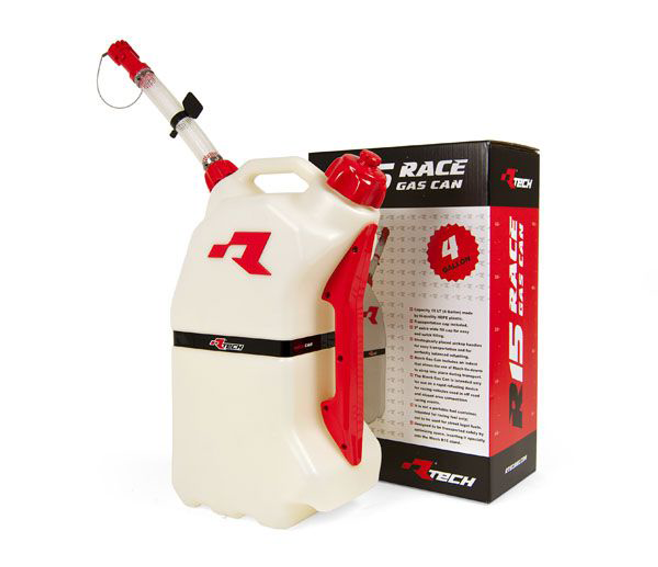 Rtech Fuel Can (15L) With Flexible Hose Spout (Various Colours)