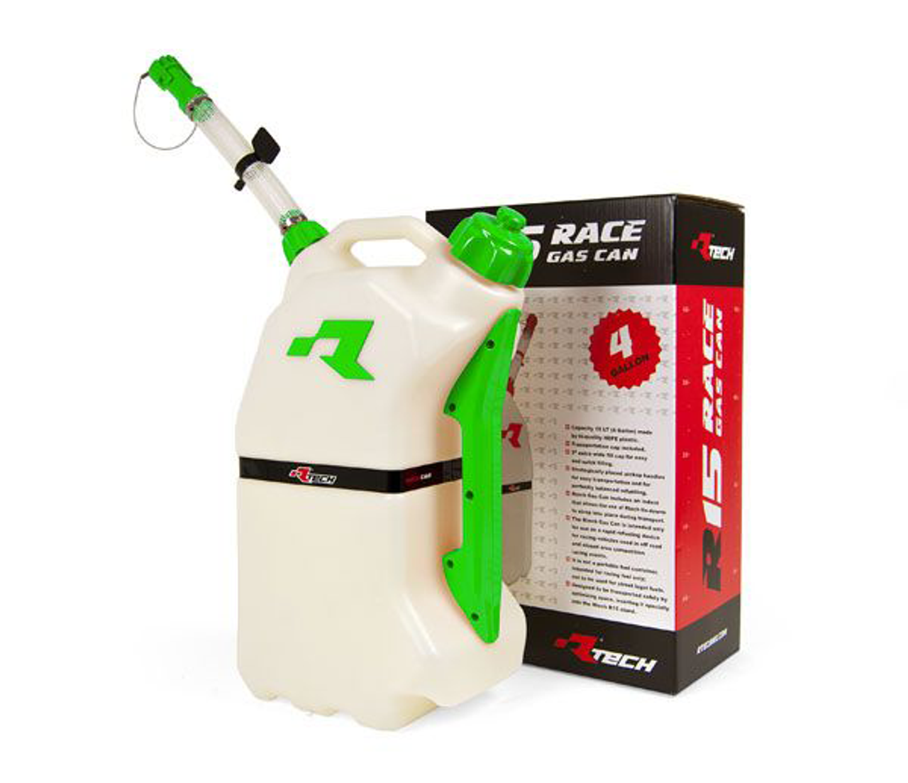 Rtech Fuel Can (15L) With Flexible Hose Spout (Various Colours)