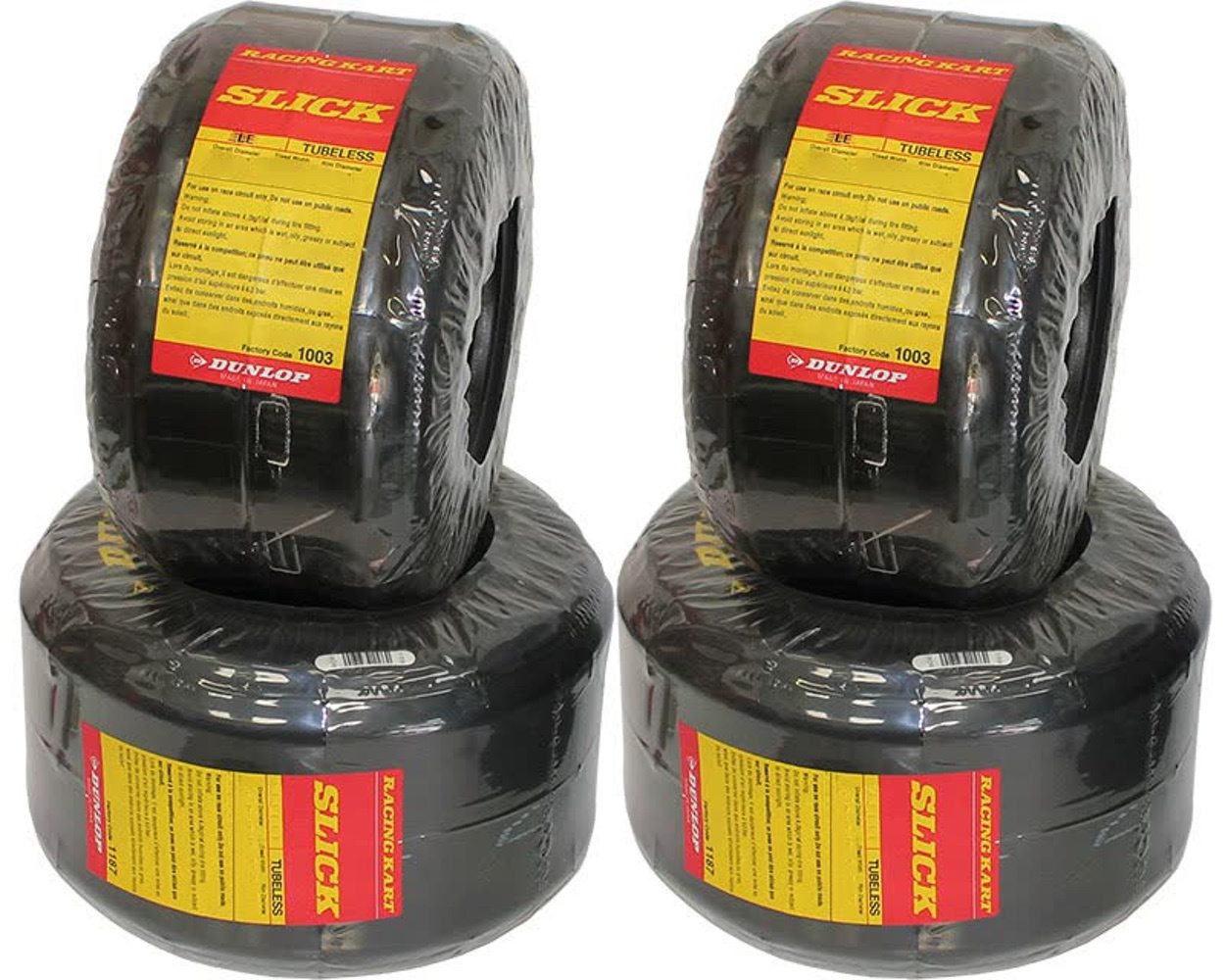 Dunlop Senior SL3 Slick Tyre Set