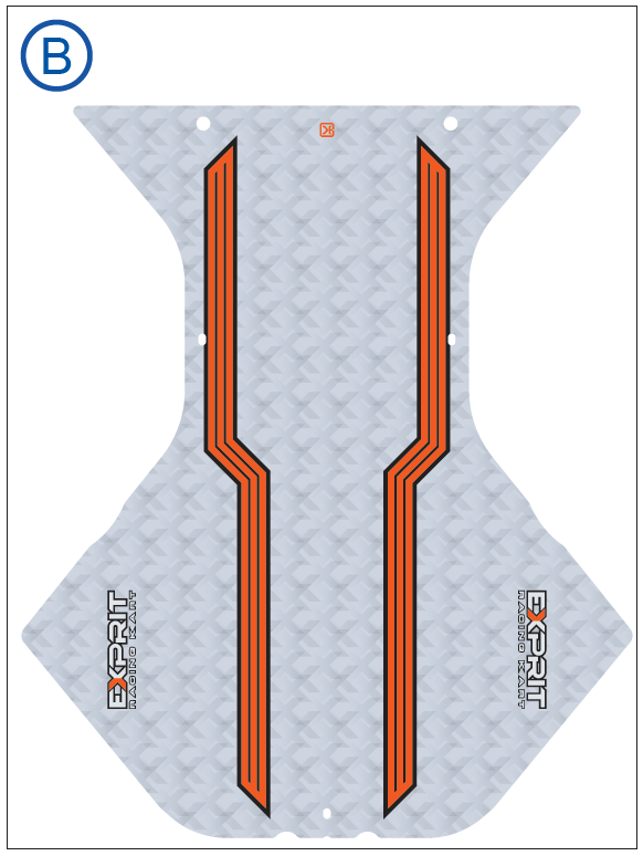 OTK 2022 Genuine Exprit 401R Floor Tray With Sticker