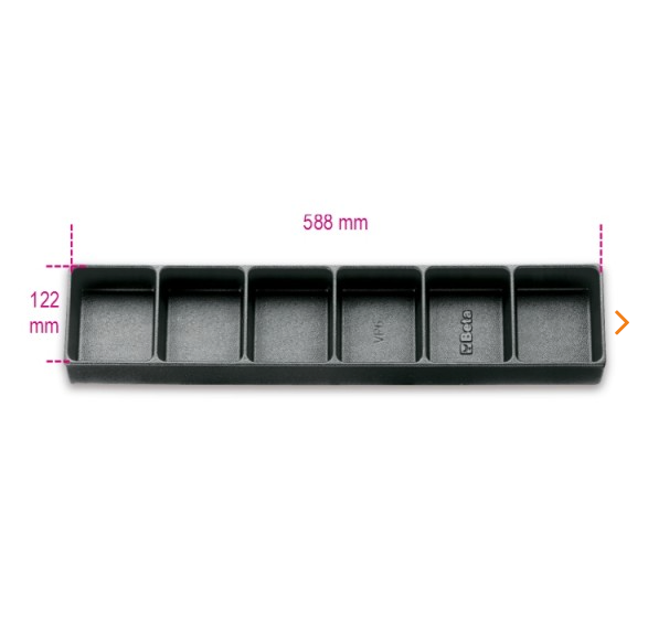 Beta VP Roller Cab Thermoformed Storage Tray