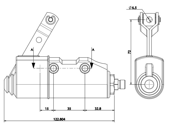 Righetti Brake Master Cylinder Brake Pump K225