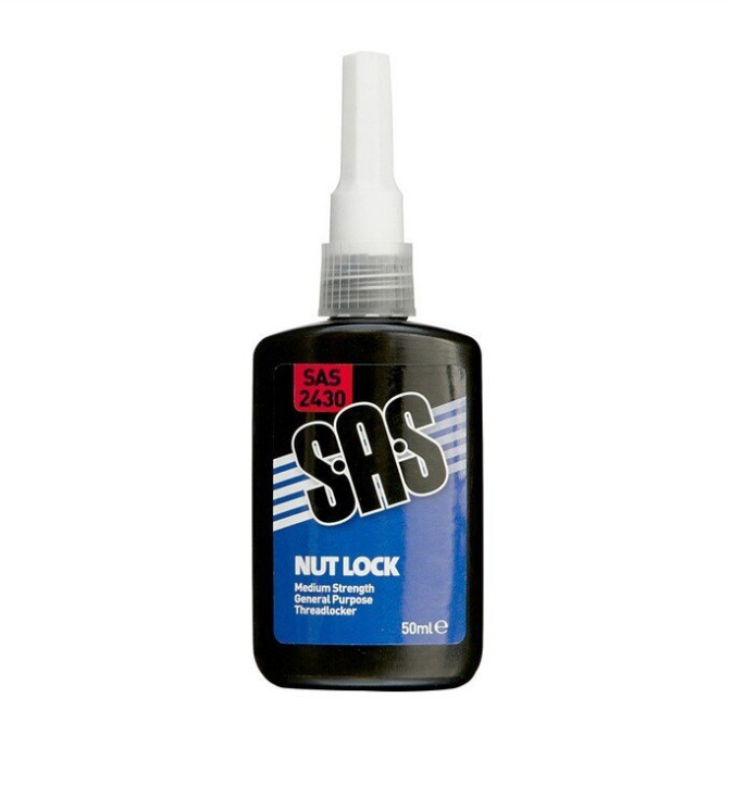 SAS 2430 Nut Lock 50ml Bottle Medium Strength