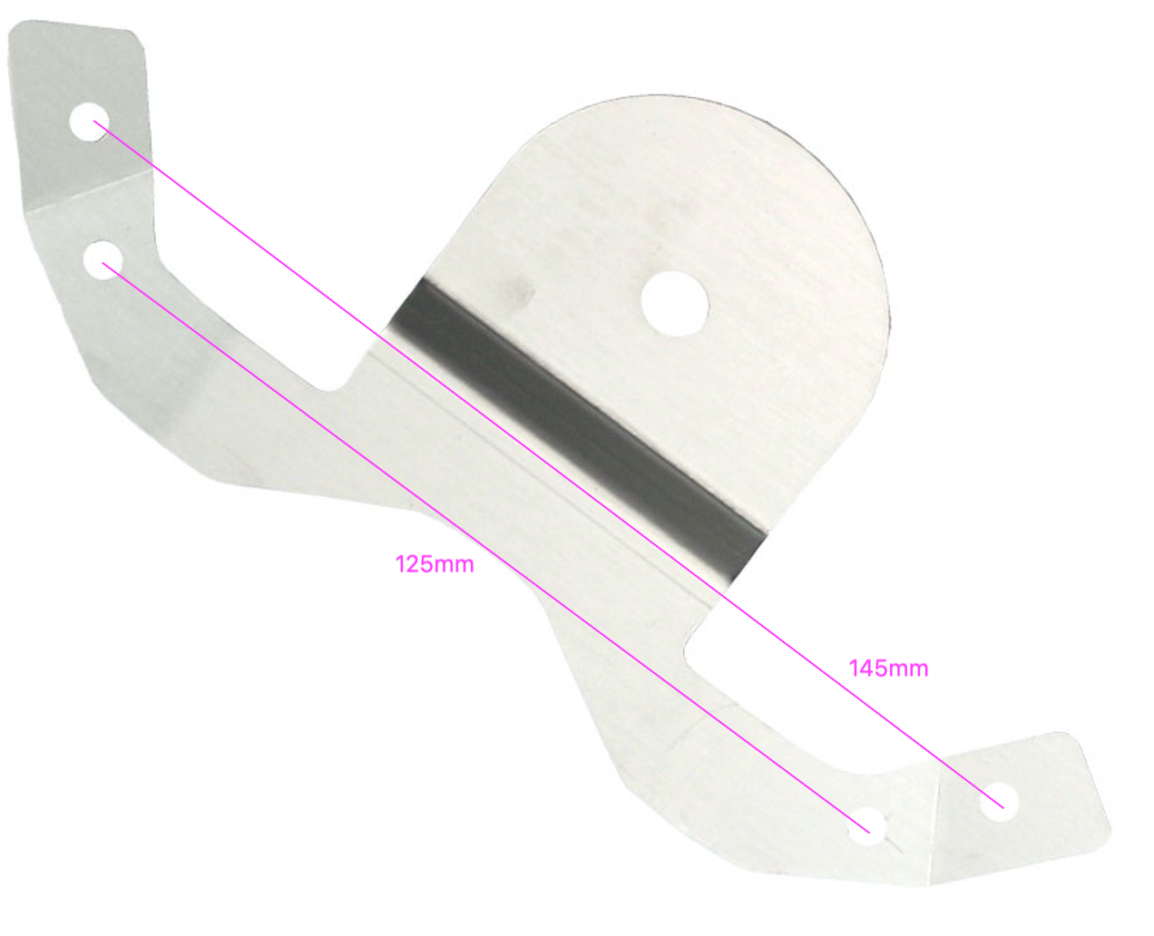 Mychron Dash Bracket For OTK Wheel Black/Silver