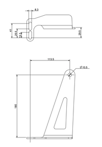 Exhaust Silencer Support For KZ