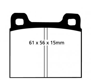 EBC Brake Pad Set (BRENMO)