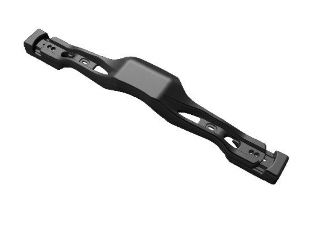 Kart Republic Big Kart Rear Spoiler (Bumper) Black Complete With End Caps
