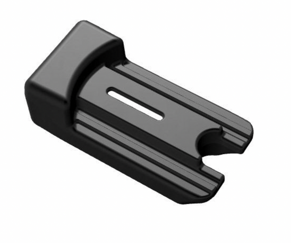 Kart Republic Big - Side Cap For Rear Spoiler Black