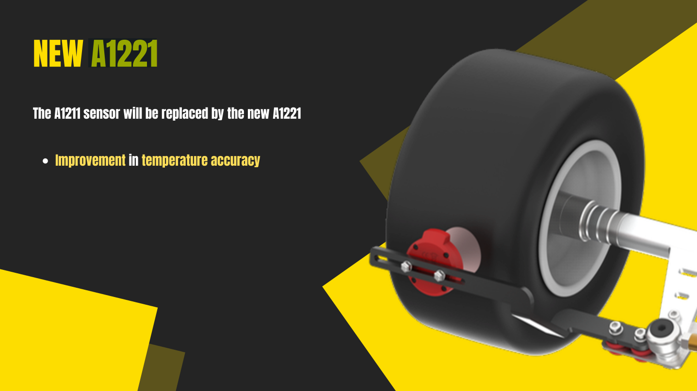 Alfano Infrared External Tyre Temperature Wireless Sensor For Alfano 7 (A1221)
