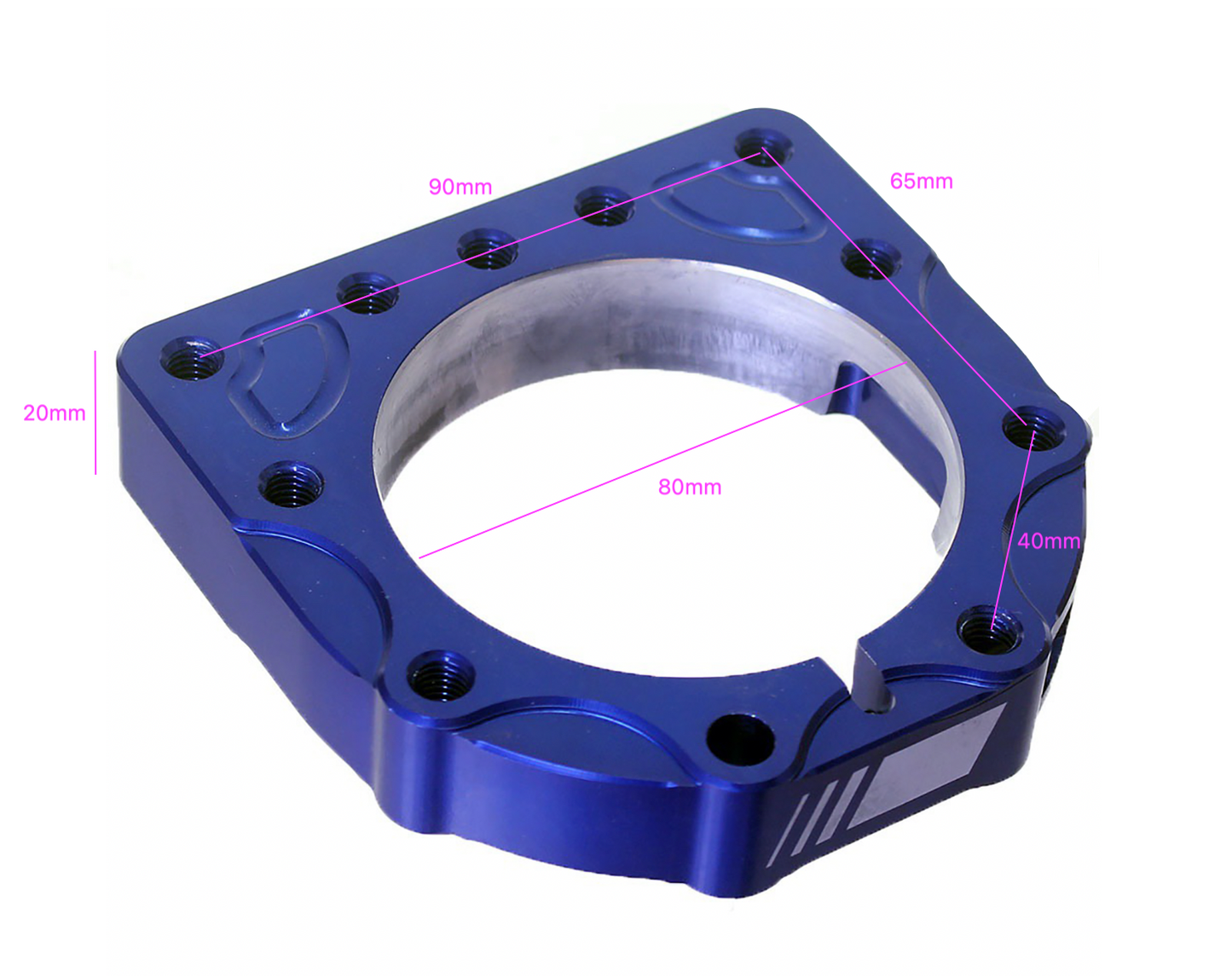 50mm Bearing Carrier Blue