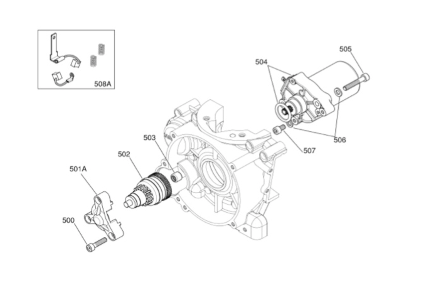 Iame Starter Motor Lead Only - Water Swift & X30