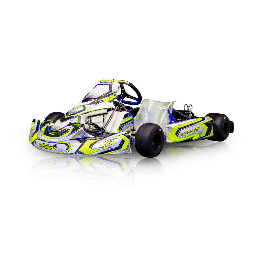 Synergy Rebel 2023 X30 Rotax Complete Sticker Kit for KG 507/508 Side Pods