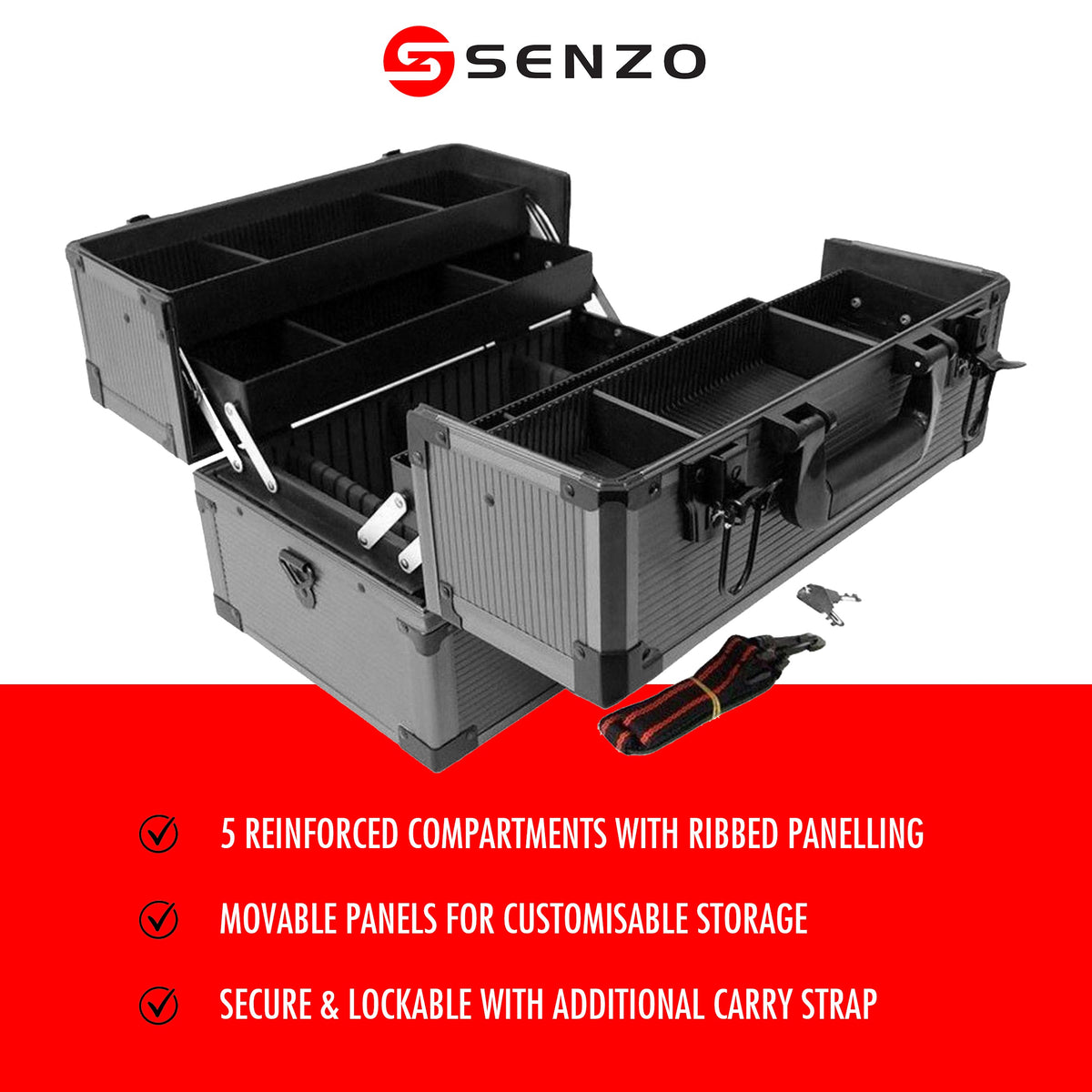 Deluxe Park Ferme / Mechanics Tool Box 36 x 23 x 25cm
