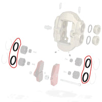 Tony Kart OTK 950 Rookie KZ BSS Brake Caliper Seal