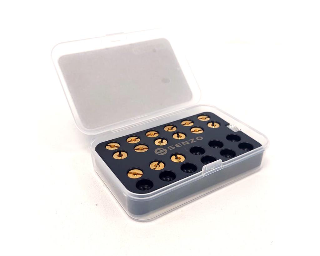 Kart Genie Measured Rotax Carburettor Jets In Senzo Box