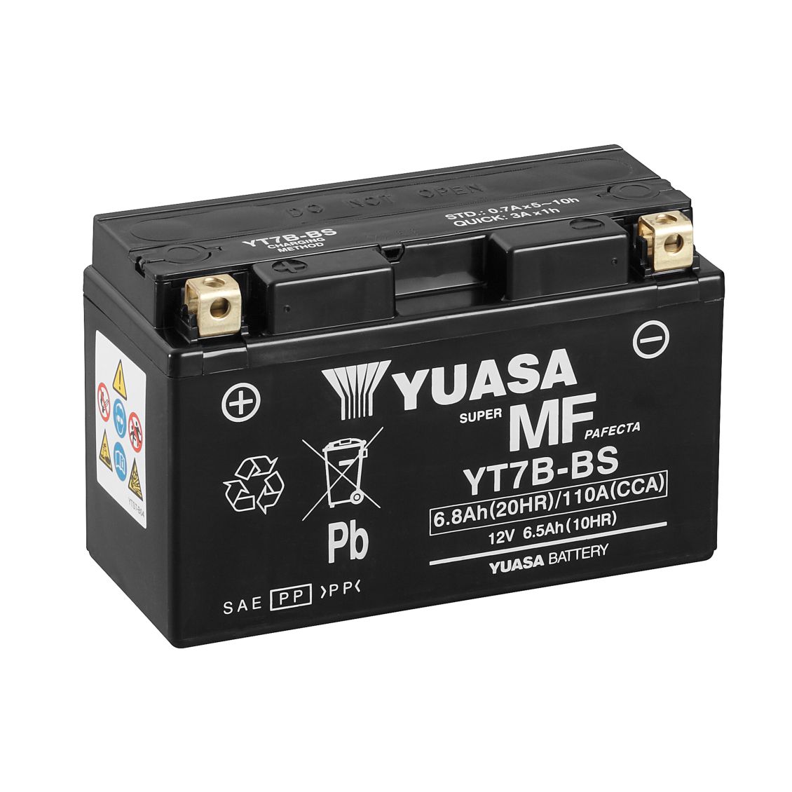 Kart Yuasa YT7B-BS Battery 12V For Rotax