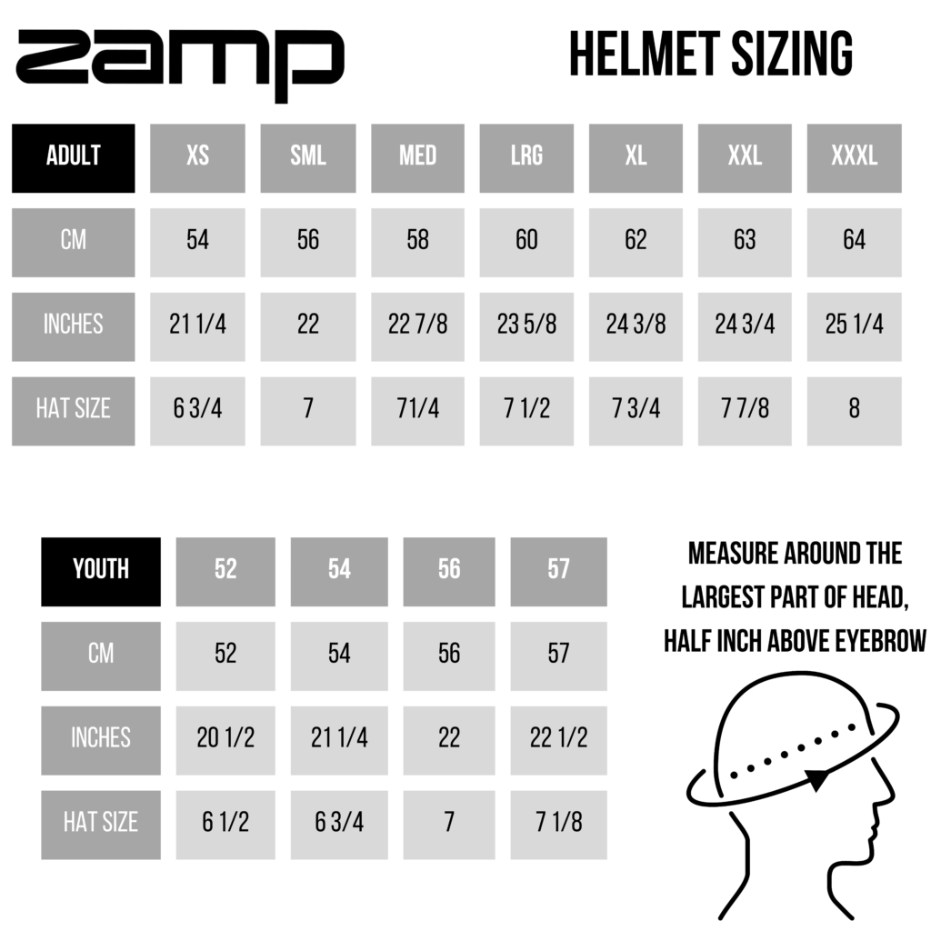 ZAMP RZ 42 Youth CMR White / Blue