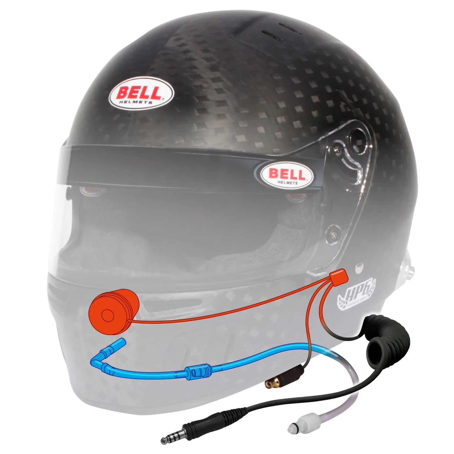 Bell HP6 RD Carbon Helmet