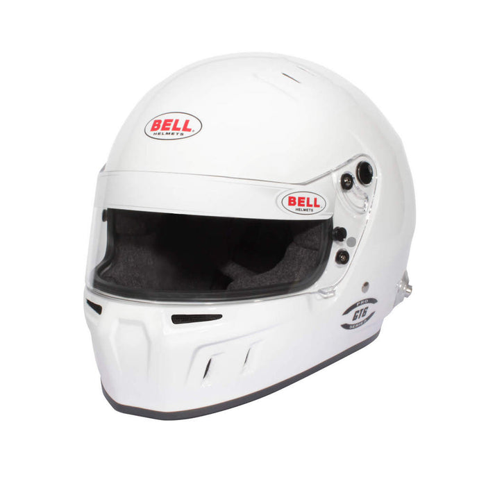 BELL Full-Face Helmet GT6 Pro HANS, White, FIA 8859-2024 / SA2020