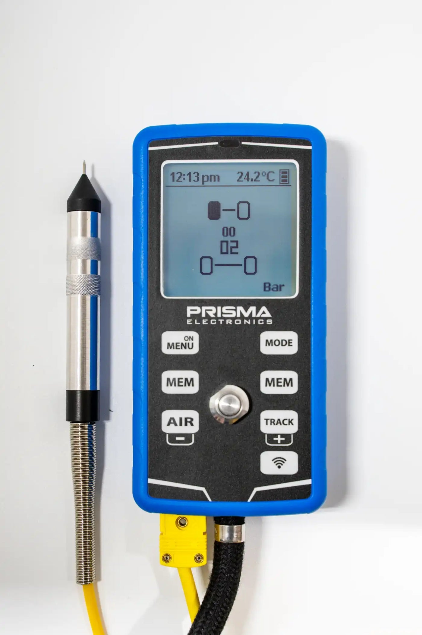 Primsa Digital Tyre Pressure Gauge with Dual Technology Pyrometer
