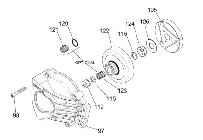 Iame Gazelle 60 Bambino Racing Clutch Roller Bearing