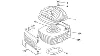 Iame Water Swift & Gazelle Base Gasket