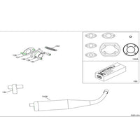 Iame Exhaust Chrome End Water Swift & Gazelle