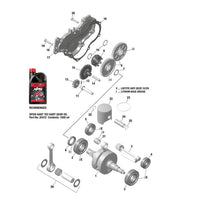 Rotax Max Water Pump Gear 19t 635850
