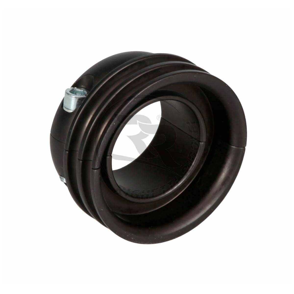 Aluminium Pulley For 50mm Axle Black Anodized