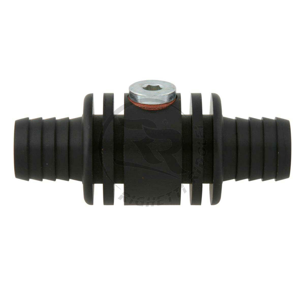 Water Temperature Sensor Adaptor M10 x 1mm Black Anodized