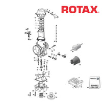 Rotax Max Evo Dell'Orto Complete Vhsb 34 Carburetor Xs