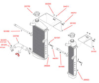 Rotax Max Radiator Support Bracket MicroMax 651695