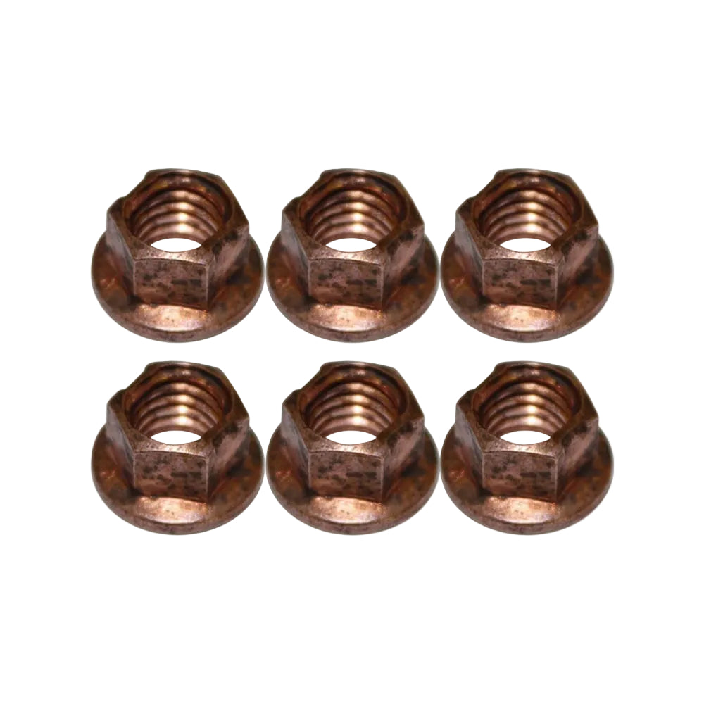 Copper Locking Wheel Stud K Nuts (x6)