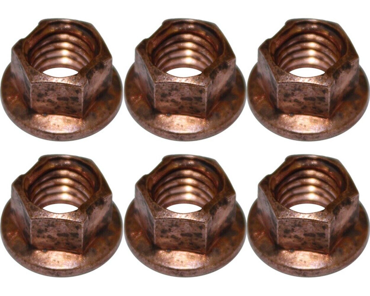 Copper Locking Wheel Stud K Nuts (x6)