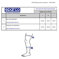 Sparco Knee Pad Set Black