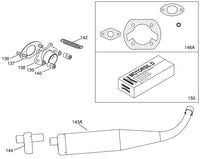 A-61715 Iame Mini Swift Exhaust Pipe