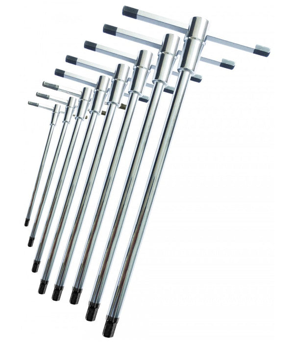 SP Tools 8pc Metric Sliding T-Handle Hex Key Set – Zip North