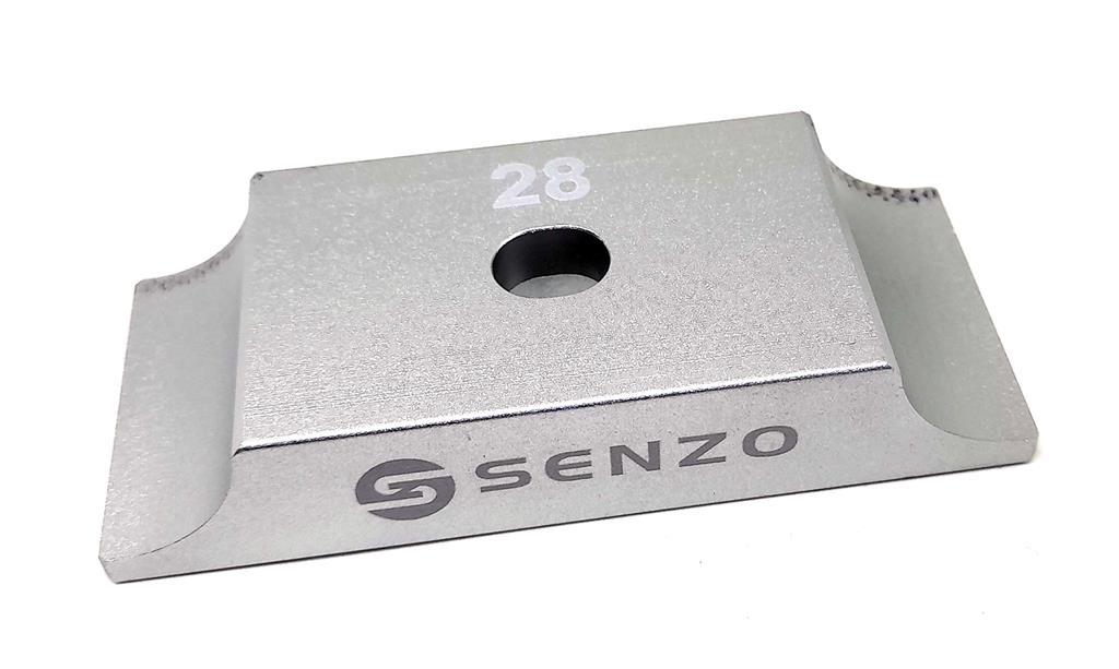 Senzo Flush 28mm Engine Clamp Silver