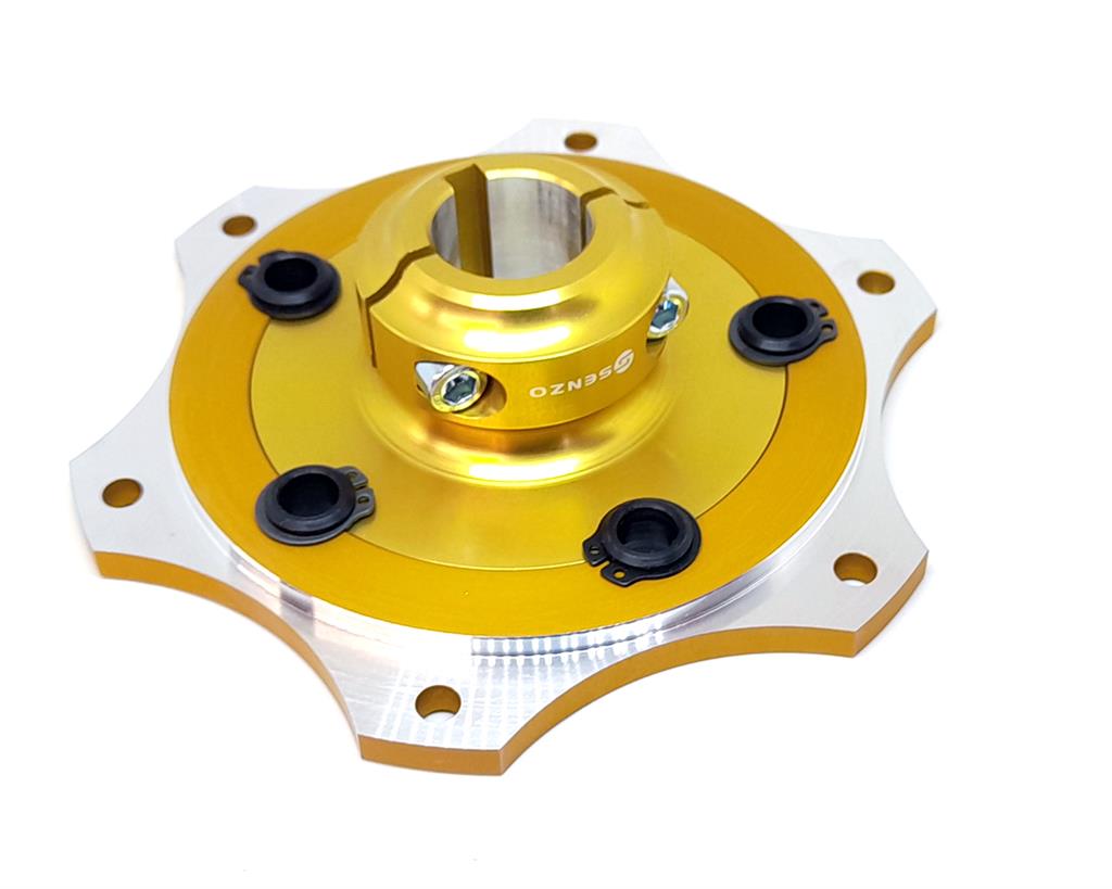 Senzo 25mm Gold Anodised Aluminium Floating Sprocket Carrier