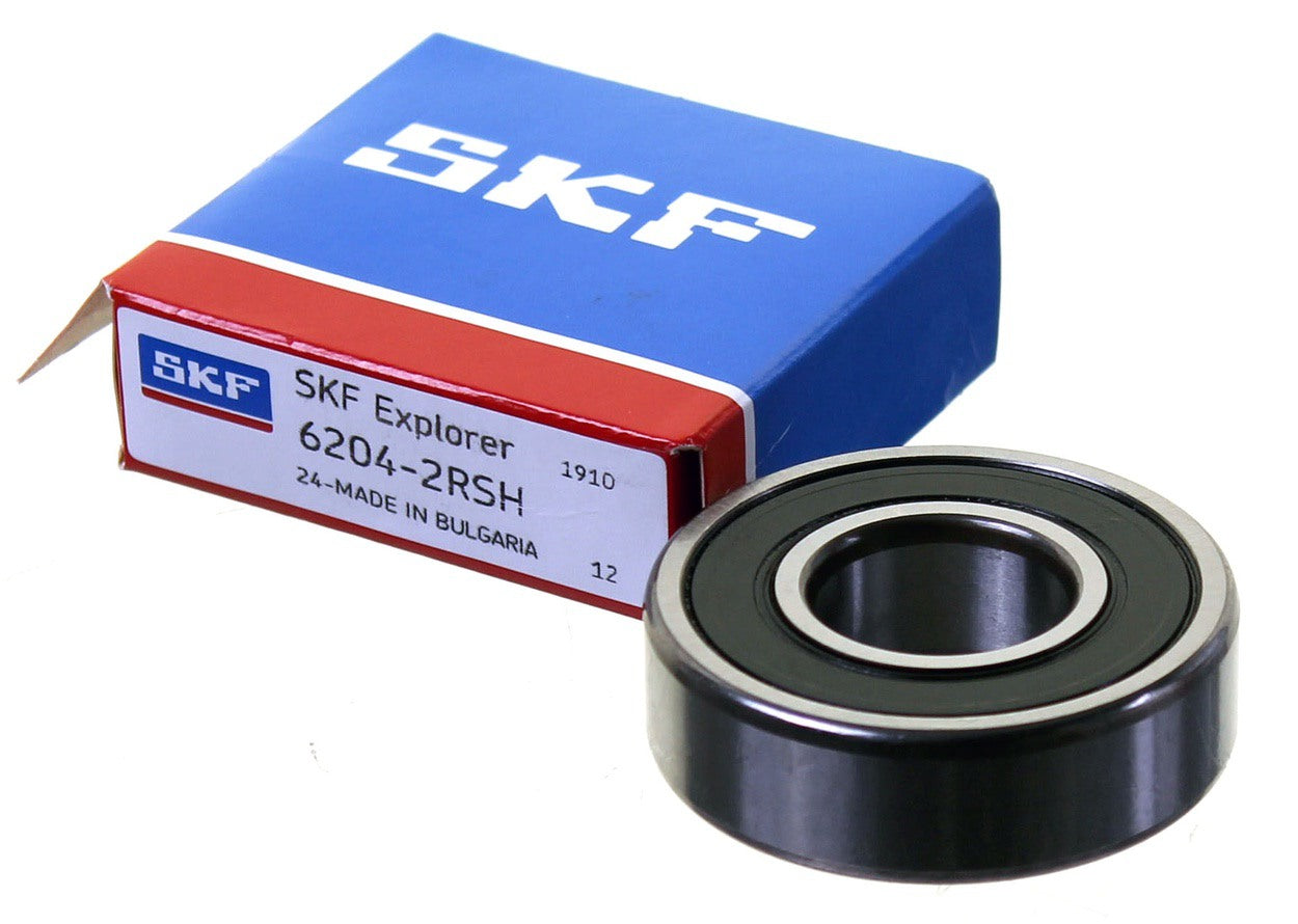 Skf 6204 20mm X 47mm Bearing With Rubber Shield